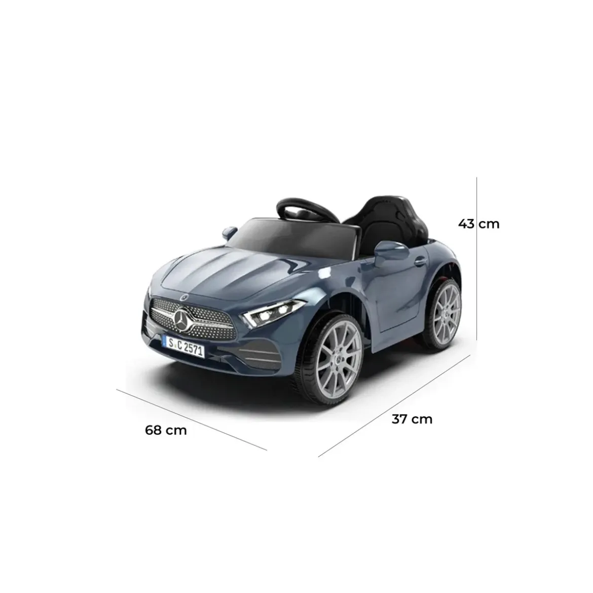 Macchina Elettrica per Bambini 12V Mercedes CLS Small Blu