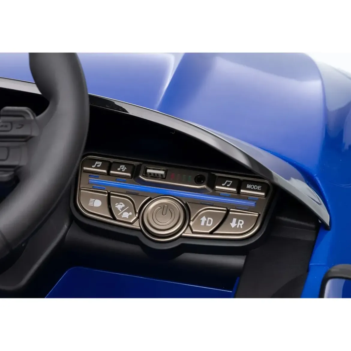 Macchina Elettrica per Bambini 12V Maserati Folgore Blu Telecomando