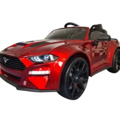 Macchina per Bambini Ford Mustang Rosso Metallizzato a Batteria da 24V