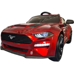 Macchina per Bambini Ford Mustang Rosso Metallizzato a Batteria da 24V
