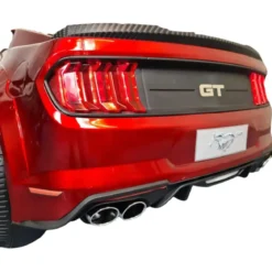 Macchina per Bambini Ford Mustang Rosso Metallizzato a Batteria da 24V