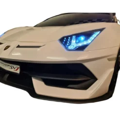 Macchina per Bambini Lamborghini Aventador 2 Persone a Batteria Bianco