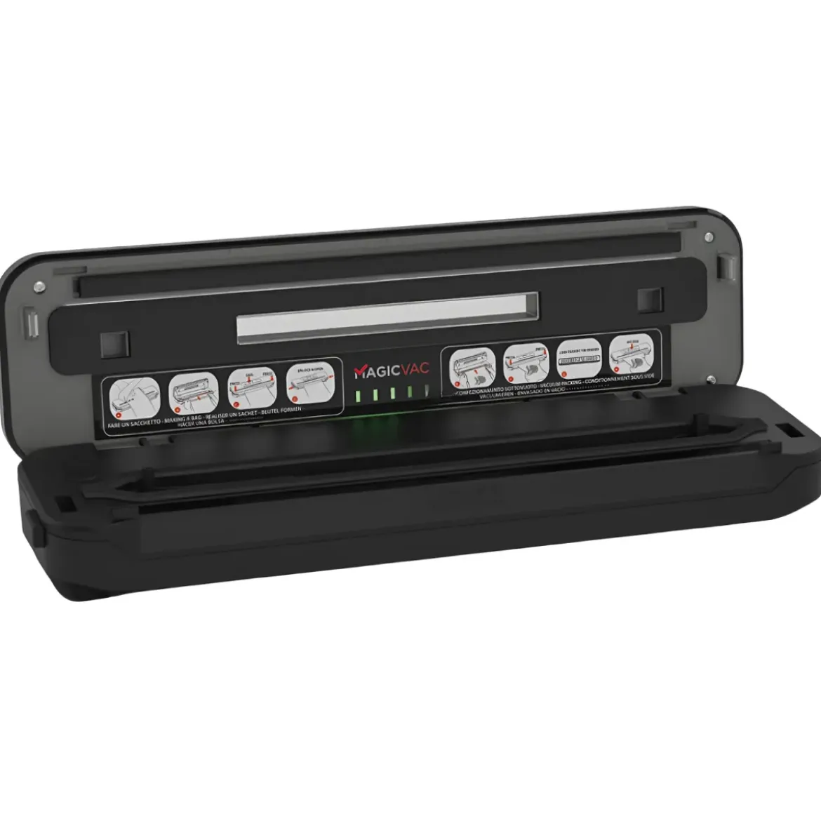 Macchina Sottovuoto Compatta 110W ABS con Display LED Taglio Integrato