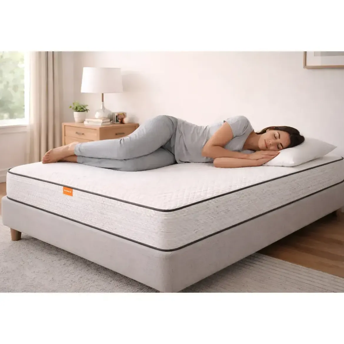 Materasso Memory Singolo 90x200 cm h25 cm Ortopedico Anallergico