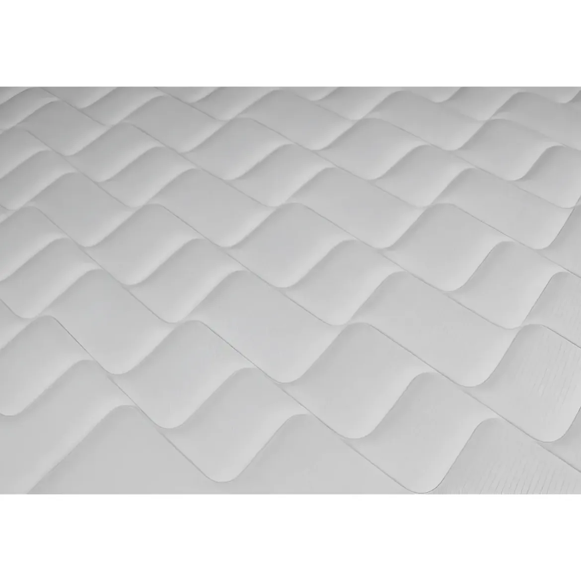 Materasso 1 Piazza e Mezza 120x190x25 Memory Foam Grigio Traspirante