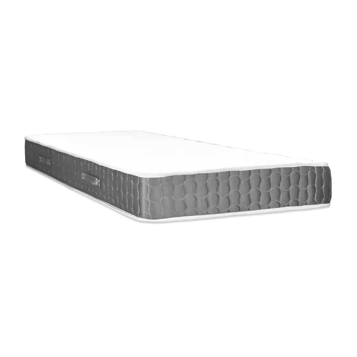 Materasso 1 Piazza e Mezza 120x190x25 Memory Foam Grigio Traspirante