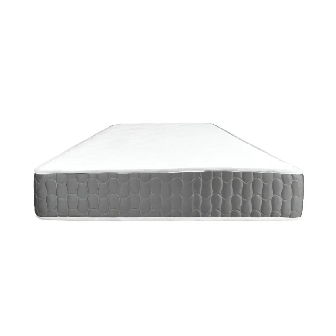 Materasso 1 Piazza e Mezza 120x190x25 Memory Foam Grigio Traspirante