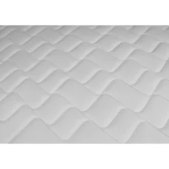 Materasso Singolo 80x190x25 cm Memory Foam Invernale con Bordo Grigio