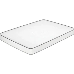 Materasso Waterfoam Una Piazza e Mezza 120x200 cm h12 cm Ortopedico