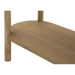 Mobile da Ingresso in Legno Naturale con Cassetto Ripiano Moderno