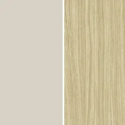 Mobile TV 200 cm 3 Ante a Ribalta Beige Rovere da Appoggio per Salotto