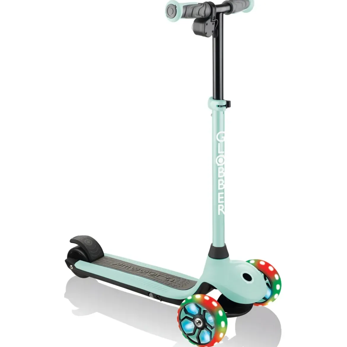 Monopattino Elettrico a 3 Ruote Verde Menta per Bambini 80W Regolabile