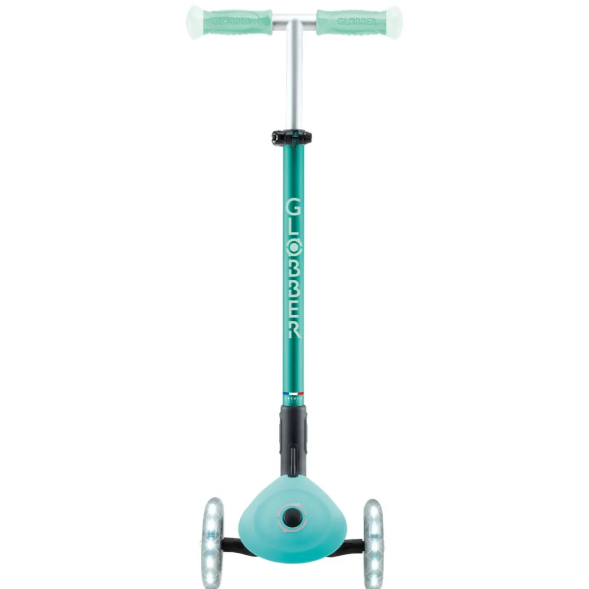 Monopattino per Bambini a 3 Ruote Verde Menta Ruote LED Regolabile