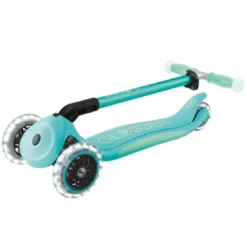 Monopattino per Bambini a 3 Ruote Verde Menta Ruote LED Regolabile