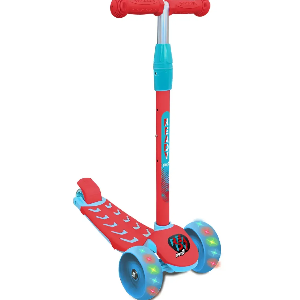 Monopattino per Bambini a 3 Ruote Luminose Altezza Regolabile Max 20kg