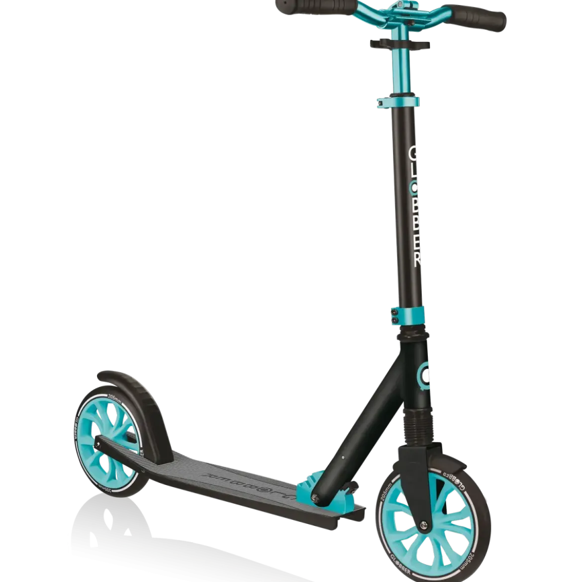 Monopattino per Bambini 8+ Nero Verde Acqua Ruote Grandi Fino a 100 kg