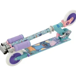 Monopattino Pieghevole Bambini Stitch 2 Ruote Manubrio Regolabile