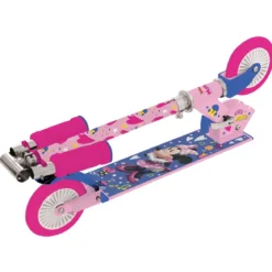 Monopattino Pieghevole Bambini Minnie 2 Ruote Manubrio Regolabile