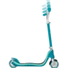 Monopattino Regolabile Bambini 6+ a 2 Ruote 100 kg Verde Acqua Robusto