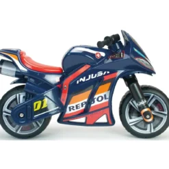 Moto Cavalcabile a Spinta Bambini XL Blu Licenza Repsol Ruote Larghe
