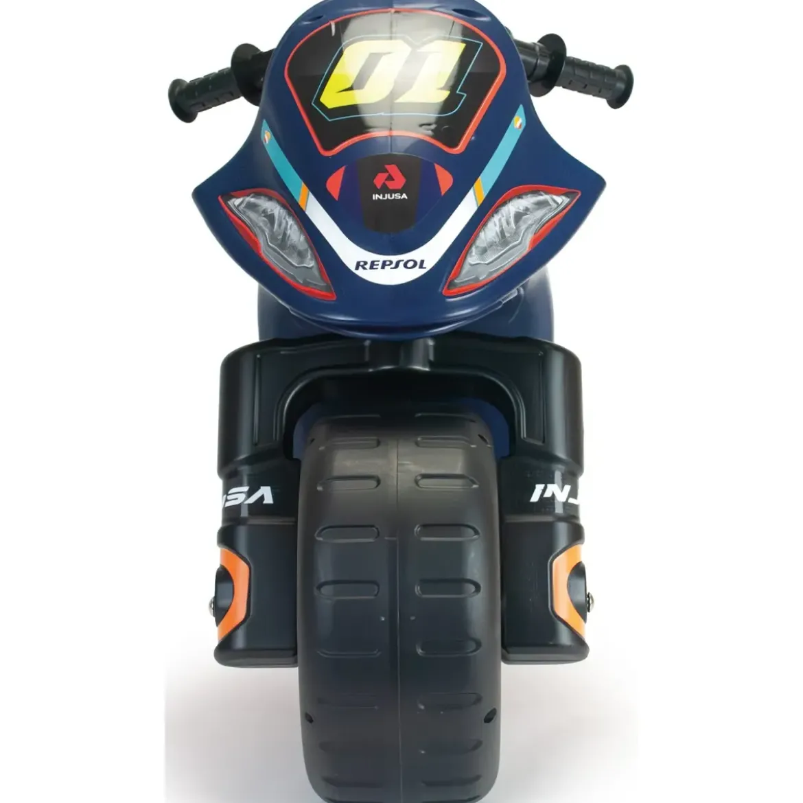 Moto Cavalcabile a Spinta Bambini XL Blu Licenza Repsol Ruote Larghe