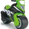 Moto Cavalcabile per Bambini Verde Nero Primi Passi Scooter Ergonomico