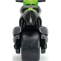 Moto Cavalcabile per Bambini Verde Nero Primi Passi Scooter Ergonomico