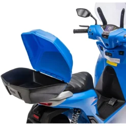 Moto Elettrica per Bambini 12V Scooter Blu Honda SH125
