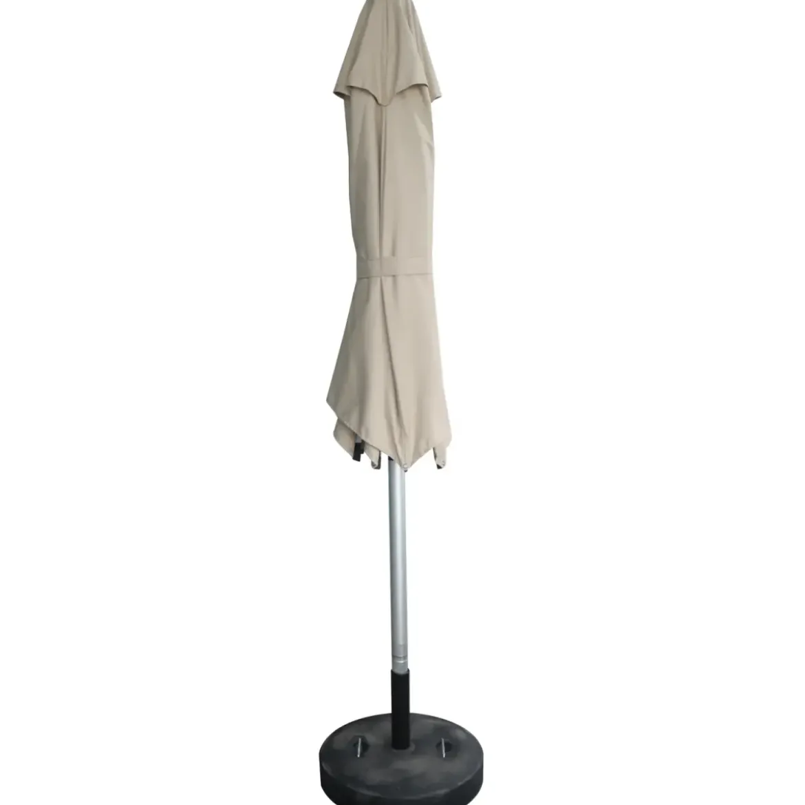 Ombrellone per Giardino 250x250 cm con Palo Centrale Sabbia Alluminio