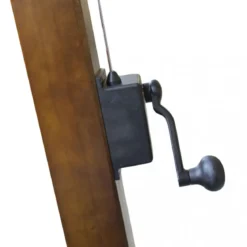 Ombrellone per Giardino 3x4 Palo Laterale Ecrù Struttura Legno Rotante