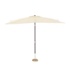 Ombrellone Rettangolare Garden 3x2 Ecru Giardino Terrazzo Telo con Manovella