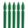 10 Paletti 125 cm per Recinzione in Ferro Plastificato Verde