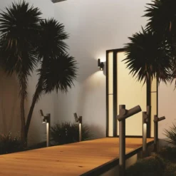 Paletto a Led Intec da Esterno Lampione con Punto Luce Direzionabile