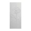 Pannello da Esterno per Porta Blindata Pantografato in Vetroresina Rose Bianco