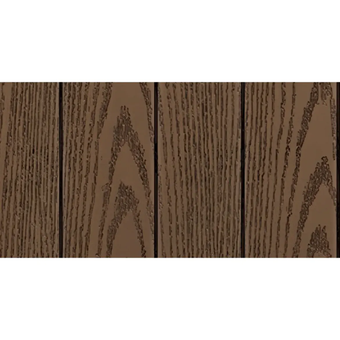 Pannello per Porta Blindata Alluminio Noce Effetto Perlina 90x210 cm