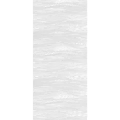 Pannello per Porta Blindata Alluminio Bianco Effetto Onde 90x210 cm