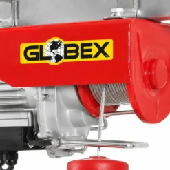 Paranco Elettrico Globex 200/400 kg 800 W con Cavo Acciaio Fine Corsa