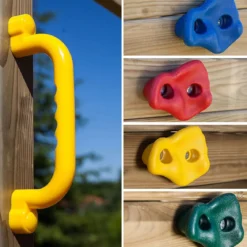 Parco Giochi Torretta per Bimbi da Giardino in Legno Scivolo Altalena
