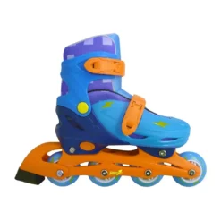 Pattini Easy Roller Blu 39-42 In Line Lunghezza Regolabile Allungabili Freno