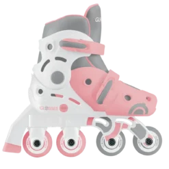 Pattini per Bambini 2 in 1 Regolabili Taglia 26–29 Rosa Pastello