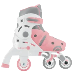Pattini per Bambini 2 in 1 Regolabili Taglia 26–29 Rosa Pastello