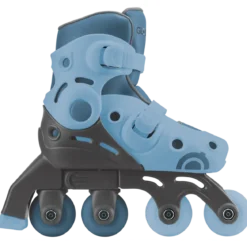 Pattini per Bambini 2 in 1 Regolabili Taglia 26–29 Celeste Pastello