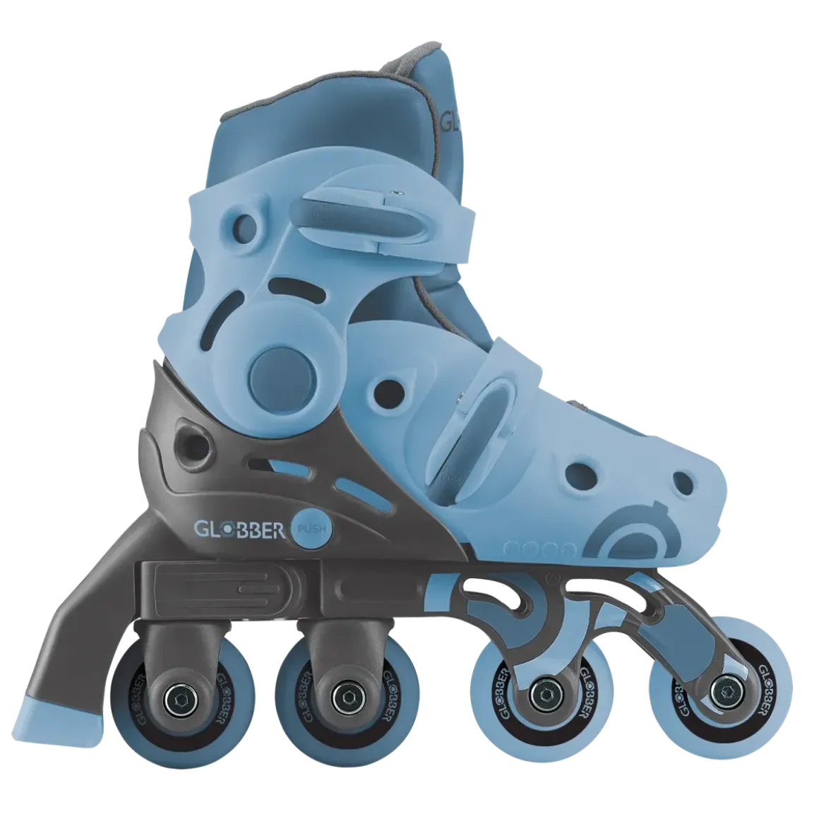 Pattini per Bambini 2 in 1 Regolabili Taglia 26–29 Celeste Pastello