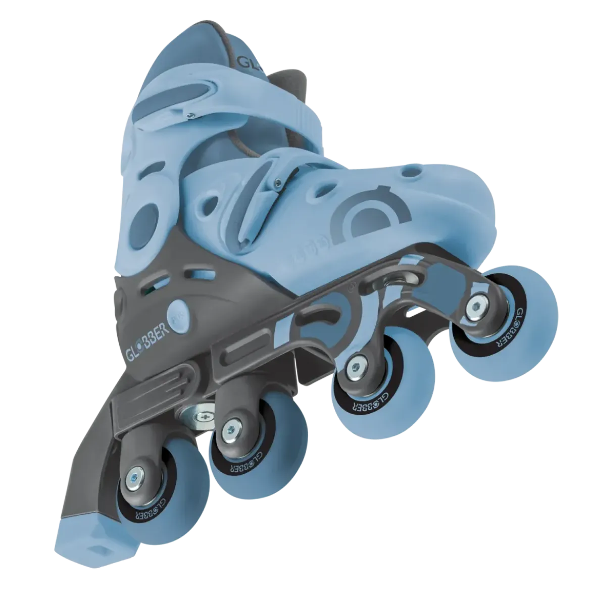 Pattini per Bambini 2 in 1 Regolabili Taglia 26–29 Celeste Pastello