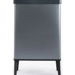 Pattumiera Keter 54L Blu Perlato Apertura Push per Cucina con Gambe