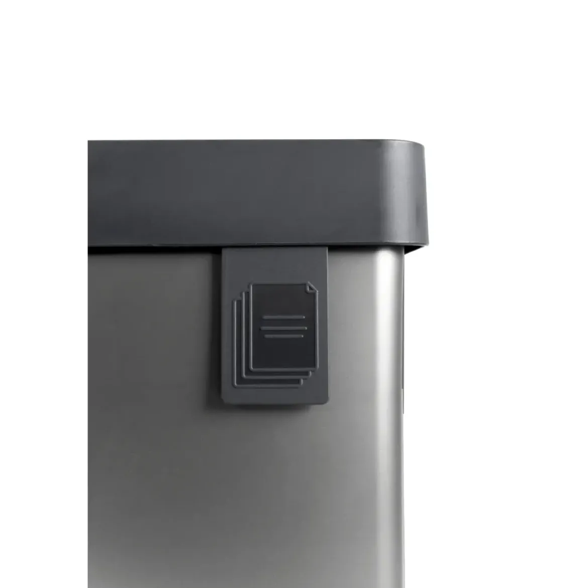 Pattumiera Keter 54L Grigio Perlato Differenziata Materiale Riciclato
