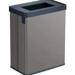 Pattumiera Keter 54L Grigio Perlato Differenziata Materiale Riciclato