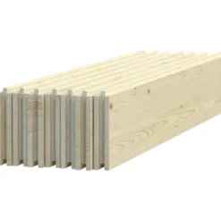Pavimento per Casetta in Legno da Giardino 206x176 cm Kit Base