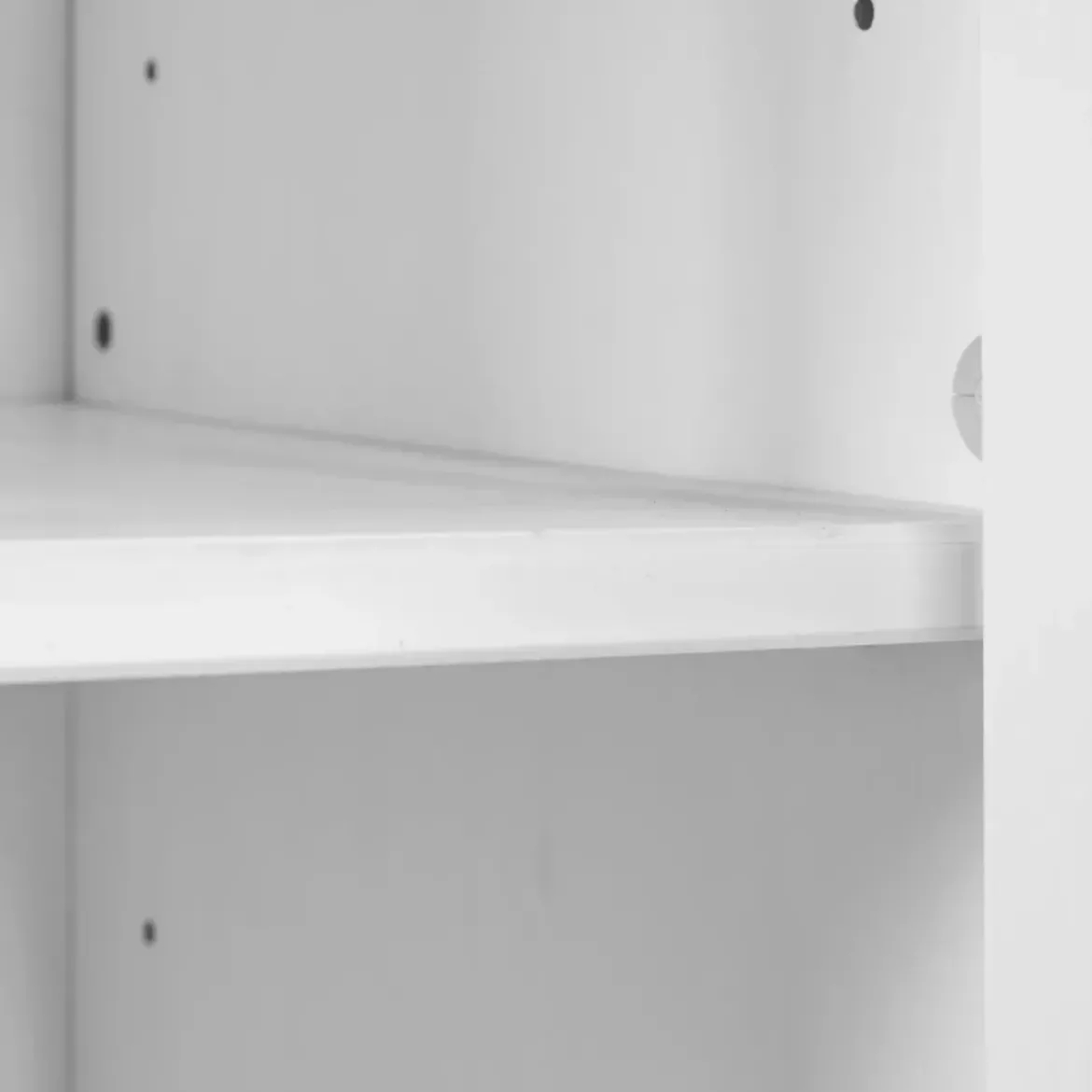 Pensile Vetrina Soggiorno Bianco Laccato 3 Ante in Vetro Legno MDF