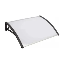 Pensilina 120x80 cm Copertura in Policarbonato Alveolare Opaco 5.2 mm